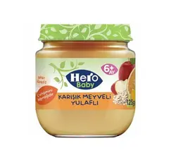 پوره ميوه انبه سيب و پرتقال هیرو بیبی hero baby