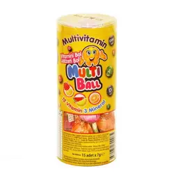آبنبات چوبی مولتى ويتامين MULTI BALL Candy