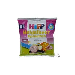 رایس کیک هیپ طعم سیب و بلوبری Hipp