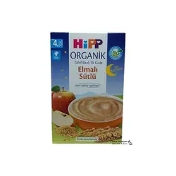 سرلاک ارگانیک سیب و غلات +4 ماه مخصوص شب Hipp