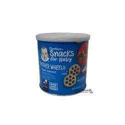 اسنک چرخی گربر طعم سیب +8 ماه Gerber
