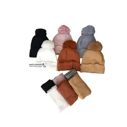 ست کلاه و شال رینگی بچگانه