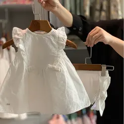 پیراهن دخترانه گلشن ایندیگو