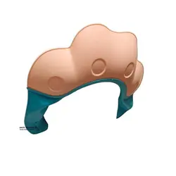 کلاه حمام نوزاد مدل گلبرگی