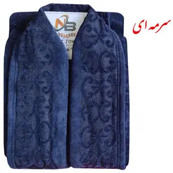 پیشنهاد ویژه حوله پالتویی طرح تاج برگ سایز 125 با ارسال رایگان