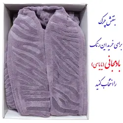 حوله پالتویی کلاهدار Roza مدل ببری با بهترین کیفیت نخ و دوخت سایز لارج (125)