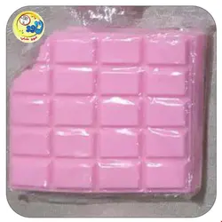 دفترچه سیلیکونی معطر شکلات تخته ای قهوه ای