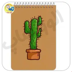 دفترچه یادداشت کاکتوس نخودی  100 برگ