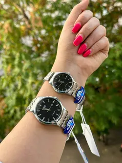 ست ساعت زنانه مردانه کاسیو تقویم دار اورجینال پنج رنگ | Casio