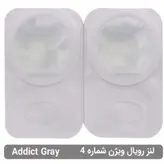 لنز چشم روزانه رویال ویژن شماره 4 مدل Addict Gray رنگ سبز خاکستری