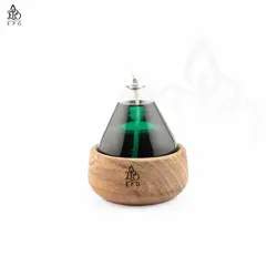 چراغ روغنی اسپا چوبی کوچک