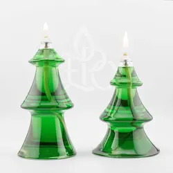 شمع پیرکس مدل کریسمس بدون پایه