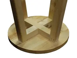 چهارپایه چوبی طرح ساده سایز 30×50 سانتی‌متری