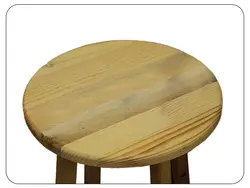 چهارپایه چوبی  مدل جاگلدونی سایز 24×50 سانتی‌متری