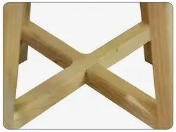 چهارپایه چوبی  مدل جاگلدونی سایز 24×30 سانتی‌متری