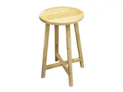 چهارپایه چوبی  مدل جاگلدونی سایز 24×40 سانتی‌متری