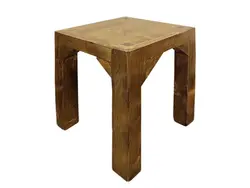 چهارپایه چوبی رنگ شده سایز 30×45 سانتی‌متری