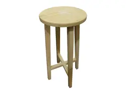 چهارپایه چوبی طرح ساده سایز 30×70 سانتی‌متری