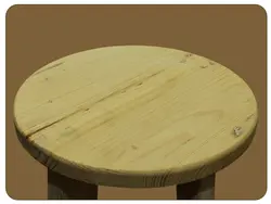 چهارپایه چوبی طرح ساده سایز 30×70 سانتی‌متری
