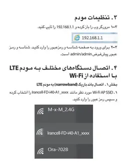 مودم 3G/4G ایرانسل آنلاک مدل FD-I40 A1