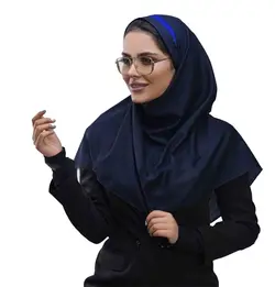 مقنعه اداری تل‌دار