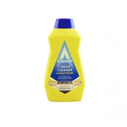 مایع ضد عفونی کننده و پاک کننده سطوح آشپزخانه و اجاق گاز استونیش Astonish Cream Cleaner Lemon Freshحجم 500 میل