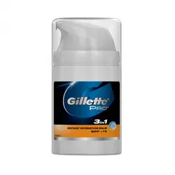 افتر شیو 3 کاره آبرسان و ضد آفتاب ژیلت Gillette Pro 3in1 instant heydration balm حجم 50 میل