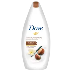 شامپو بدن شی باتر و وانیل بدون سولفات داو مدل SHEA BUTTER &amp; VANILLA حجم 500 میل