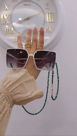 عینک کارولینا کد ۱۳۰ بغل شاین سفید