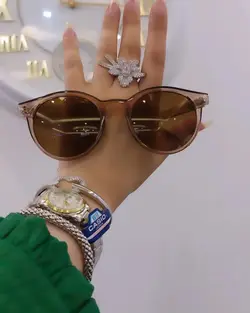 عینک مانستر بژ