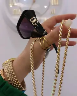 عینک دی اند جی چند ضلعی مشکی