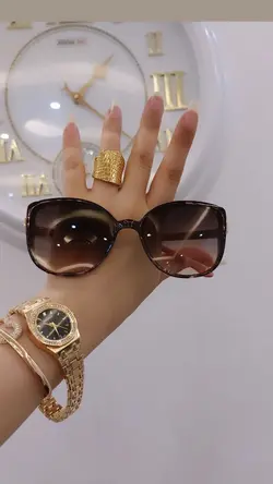 عینک جیمی بغل شاین کد ۱۳۲ صورتی نسکافه ای