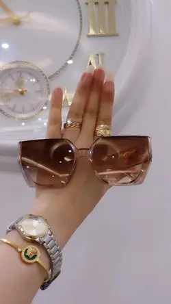 عینک DG کد ۰۱۹۳ رنگ بژ