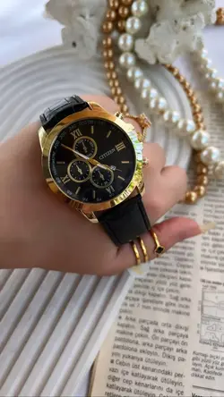 ساعت مردونه سیتیزن بلک طلایی