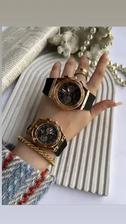ساعت مردانه هابلوت کد ۰۲۳۲ رنگ گلد