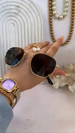 عینک RayBan کد ۰۲۴۳ شش ضلعی گرد