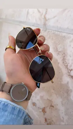 عینک RayBan کد ۰۲۴۳ شش ضلعی گرد