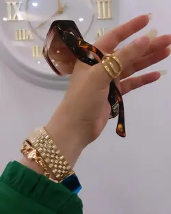 عینک D&amp;G کد ۰۲۴۰ رنگ نسکافه پلنگی