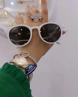 عینک گردمانستر کد ۰۲۳۹ رنگ‌ سفید