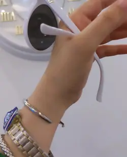 عینک گردمانستر کد ۰۲۳۹ رنگ‌ سفید