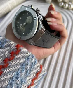 ساعت  مردانه هابلوت کد ۰۲۴۵  طوسی