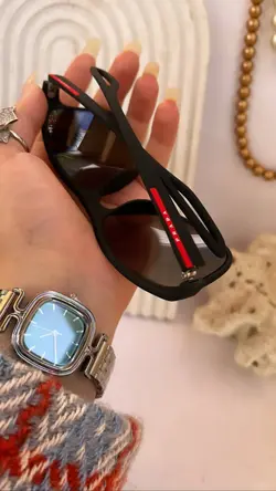 عینک پرادا کد ۰۲۵۰ رنگ زرد اینه ای