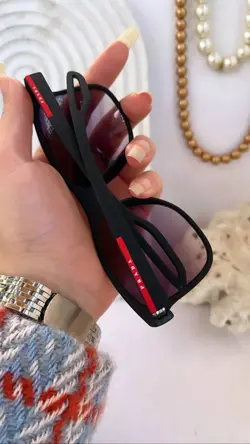 عینک پرادا کد ۰۲۵۰ رنگ مشکی