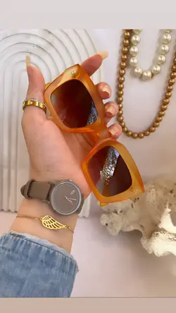 عینک سلین کد ۰۲۴۹ رنگ‌ نارنجی