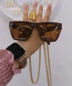 عینک اسپرت رنگ عسلی