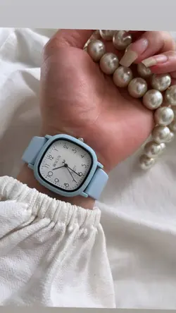 ساعت BOLUN مربعی کد ۰۱۹۲ رنگ آبی