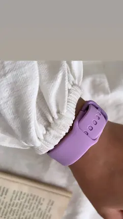 ساعت BOLUN مربعی کد ۰۱۹۲ رنگ بنفش پاستیلی