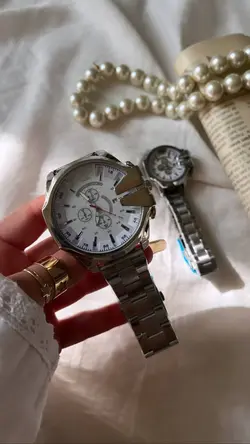 ساعت مردونه DIESEL کد ۰۳۲۲ رنگ سیلور