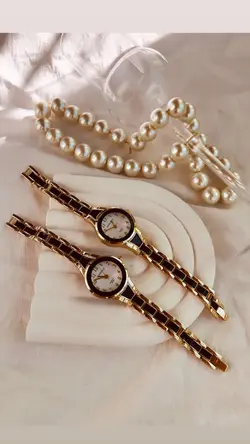 ساعت hongrui کد ۰۳۲۵ مشکی طلایی