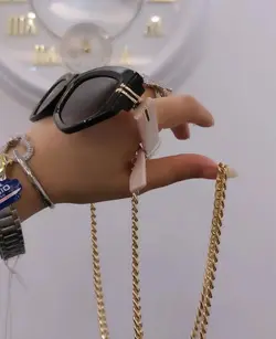 عینک جاکوبز کد ۰۱۱۶ رنگ‌مشکی دسته صورتی